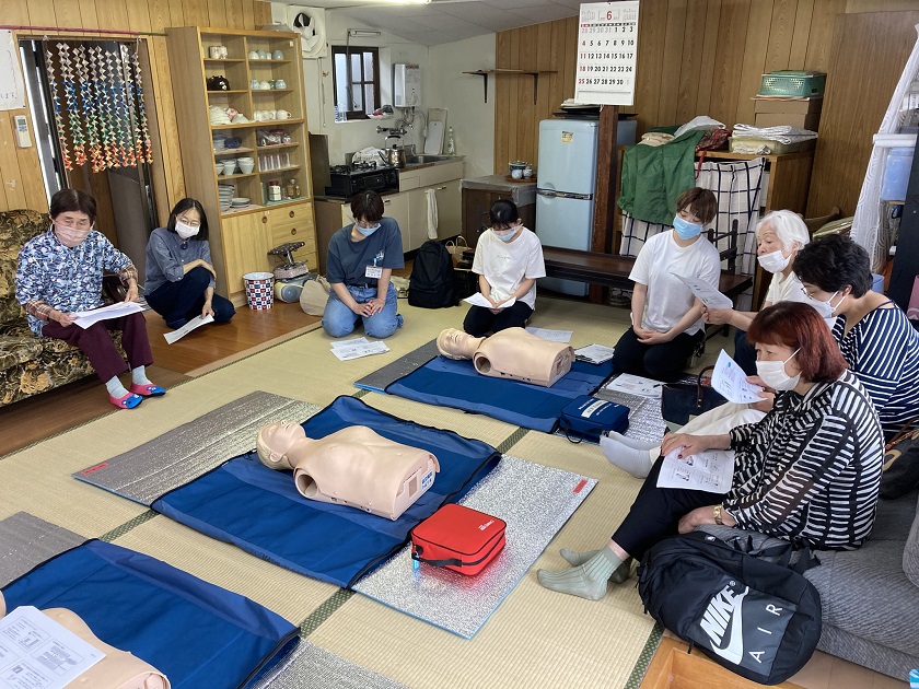 いざという時のために地域で学んでいます！