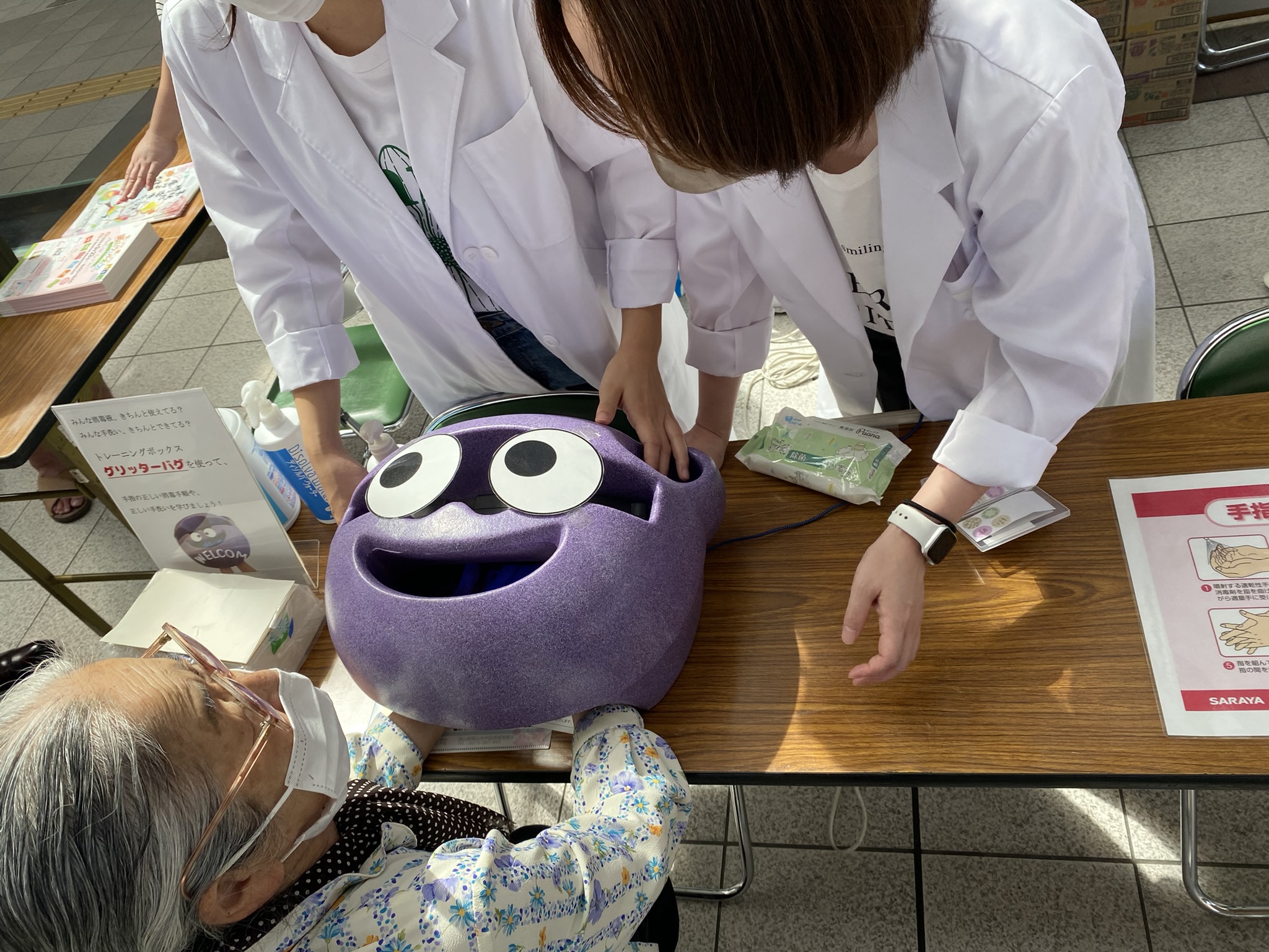 岡山駅周辺での健康イベントに参加しました！