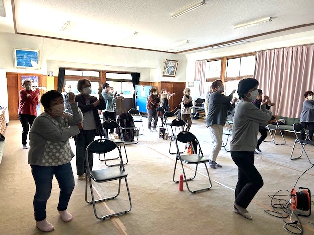 北支部　たんぽぽ班「体操教室」