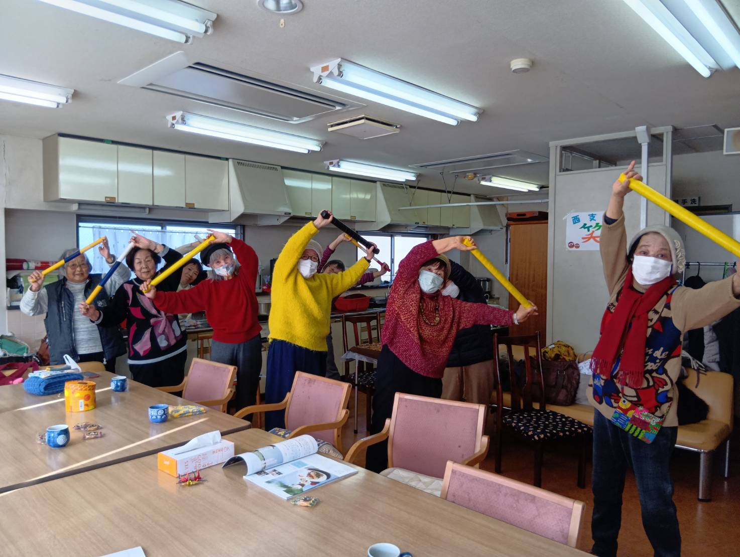西支部「棒体操＆ぜんざい」